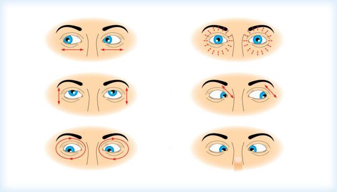 Perform a series of movement-based eye exercises. 